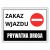 Duża Tabliczka ZAKAZ WJAZDU PRYWATNA DROGA 40x30cm informacyjna PCV Druk UV