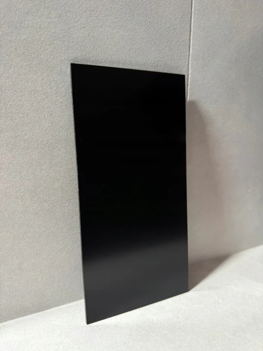 Tabliczka ZWROT NACZYŃ czarna 20x10 cm informacyjna nierdzewna kompozytowa