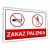 Tabliczka ZAKAZ PALENIA 30x20cm PCV 3MM informacyjna druk UV piktogram